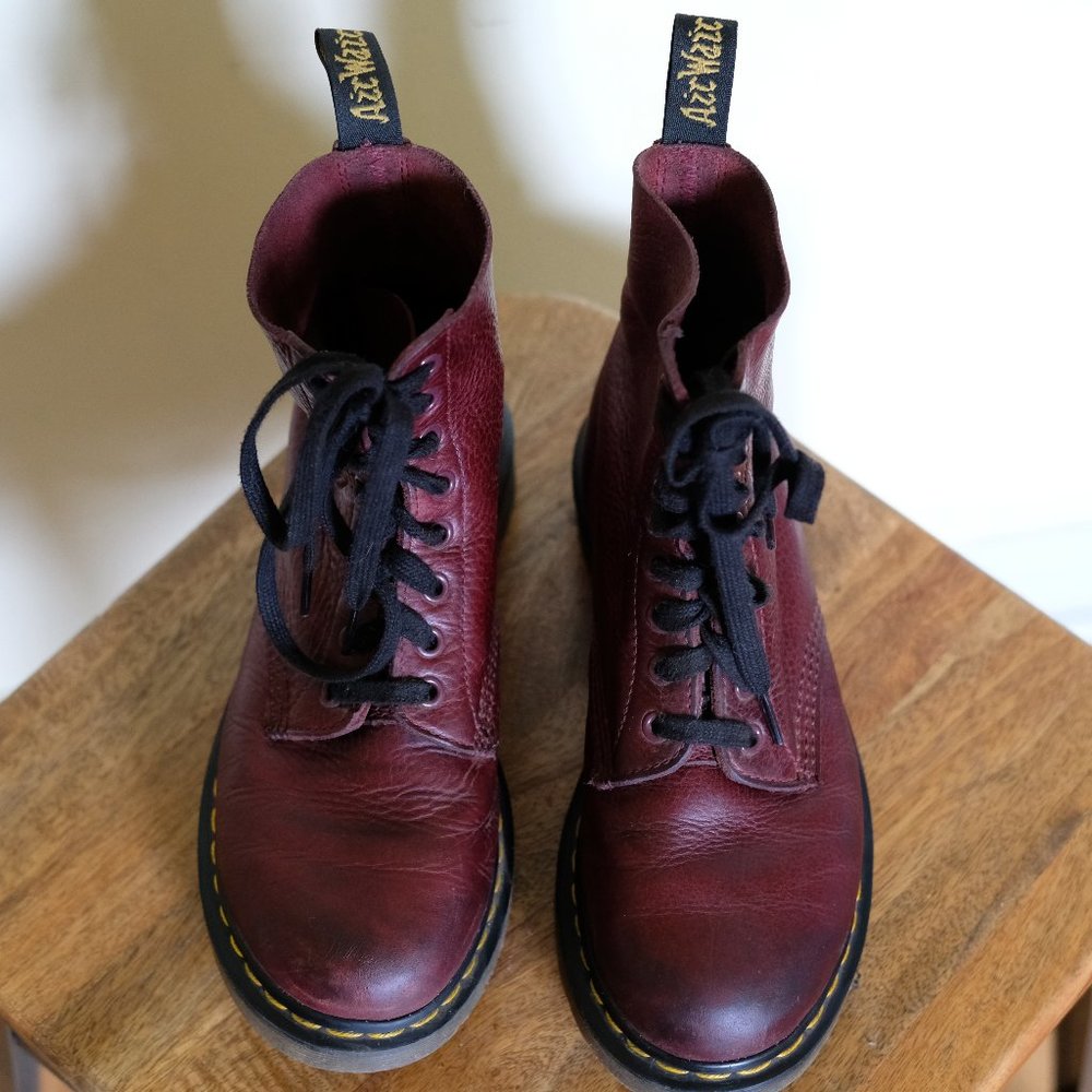Burgundy 1460 Women's Pascal Virginia Leather Boot